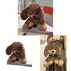 Cartoon Dog Plush Backpack For Girls With Large Capacity And Shoulder Strap