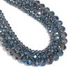1 Strand Faceted Crystal Beads Ink Blue Glass Loose Beads For Jewelry Making DIY Crafts Bracelet Necklace Accessories 4/6/8mm