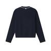 Fila Heritage Fashion Classic Elegant Retro Casual Versatile Comfortable Knitted Cardigan Women Outerwear Cigarette-Blue F11W628404FDB