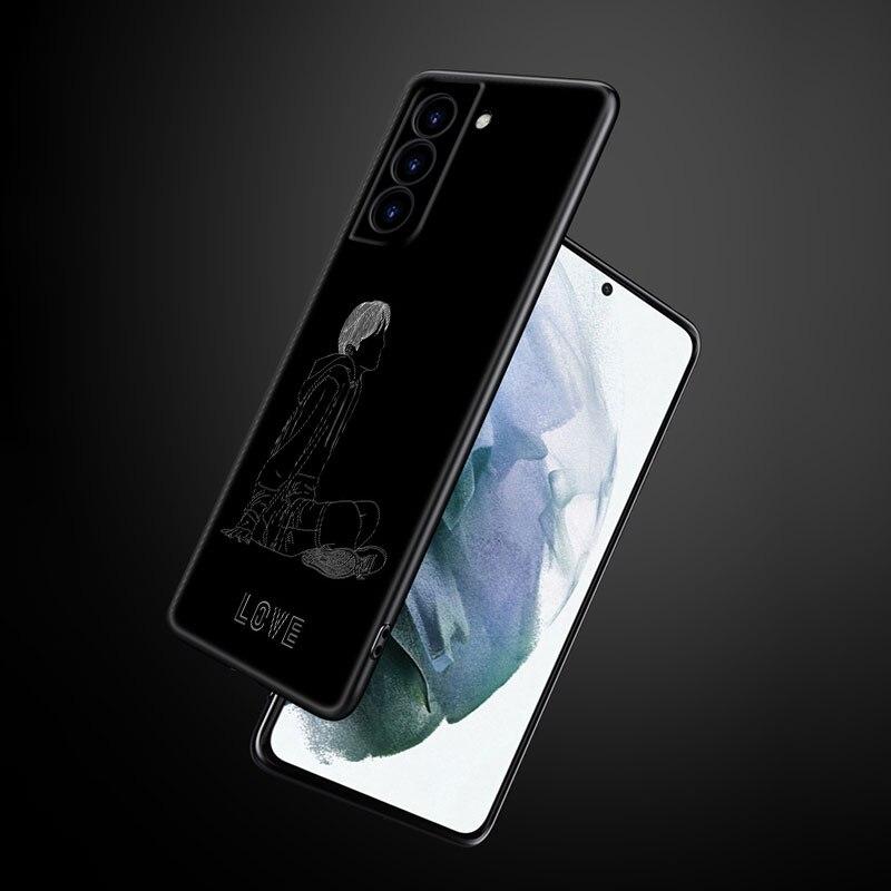 Love Yourself Art Handyhülle für Samsung Galaxy S22 Pro S21 S20 Ultra FE S10 Lite 5G S10E S9 S8 Plus Weiche TPU Schwarze Hülle