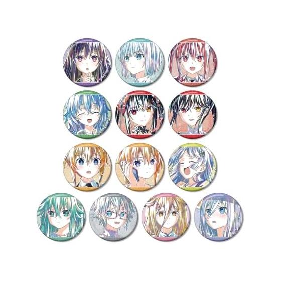 Date A Live V Trading Ani-Art Glitter Can Badge 13-Piece Box (Includes Tohka Yatogami, Origami Tobiichi, Kotori Itsuka, Yoshino, Kurumi Tokisaki,