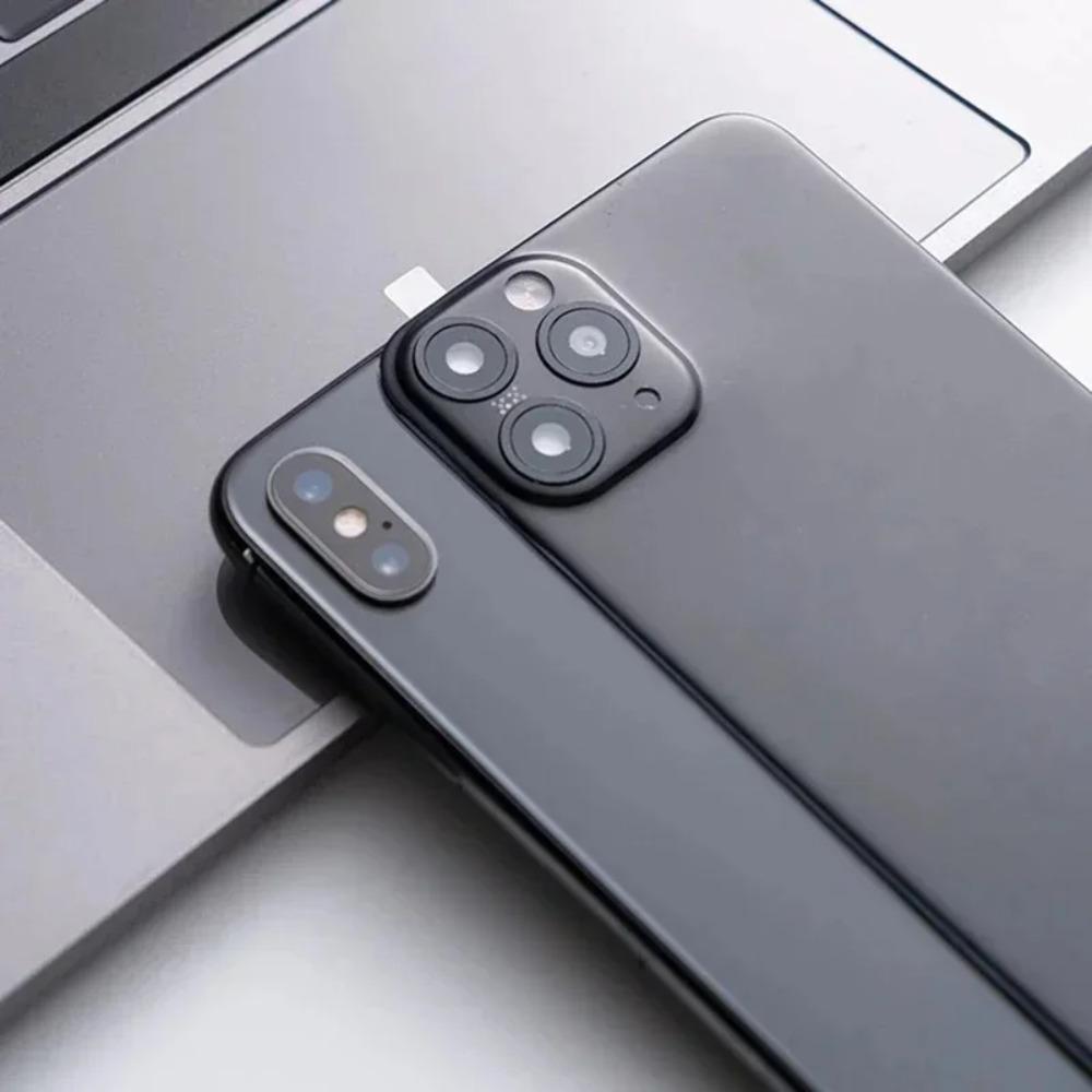 Dla iPhone 14 15 16 Pro Sekundy Ulepszenie Do iPhone 17 Pro Max Naklejka z Fałszywym Obiektywem Aparatu Tylna Pokrywa Ochraniacz Ekrany Aparatu