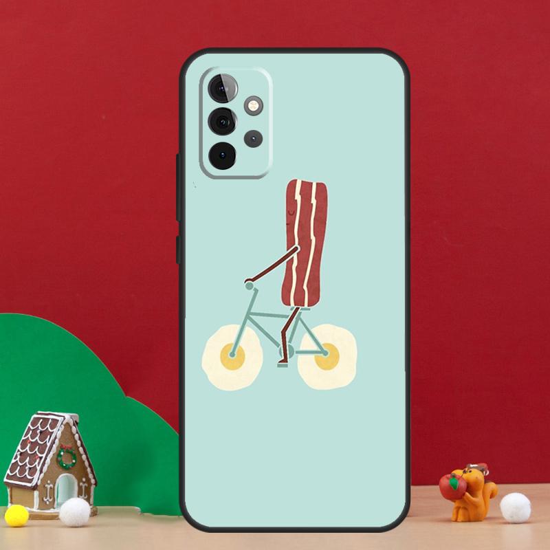 Lustige Fahrrad-Hülle für Samsung Galaxy A54 A06 A16 A26 A36 A56 A53 A32 A52 A33 A13 A55 A35 A15 A14 A34 A17