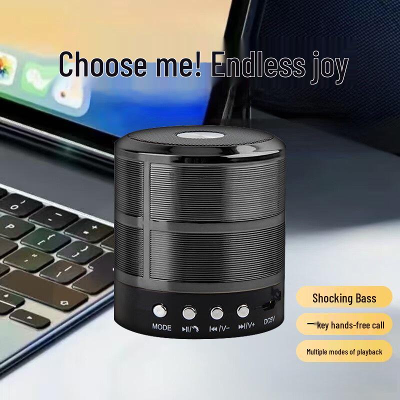 

WS-887 Portable Bluetooth Speaker: High-Quality Sound, Long Battery Life, Small Size, Ideal for Outdoor and Home Use.