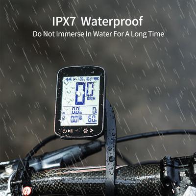 Wireless Bicycle Computer with Backlight Bracket Waterproof GPS Bike Computer Speedometer Odometer Stopwatch Bike Accessories