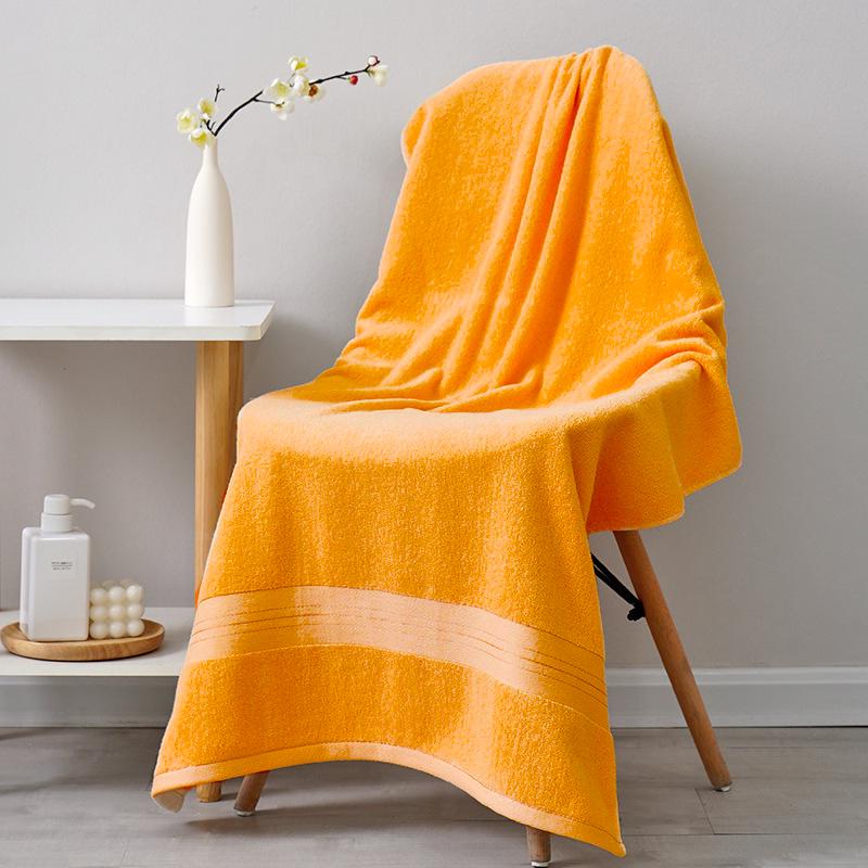 

Очень большое быстросохнущее банное полотенце из чистого хлопка для женщин и мужчин - Впитывающее с золотой нитью 70x140 cm