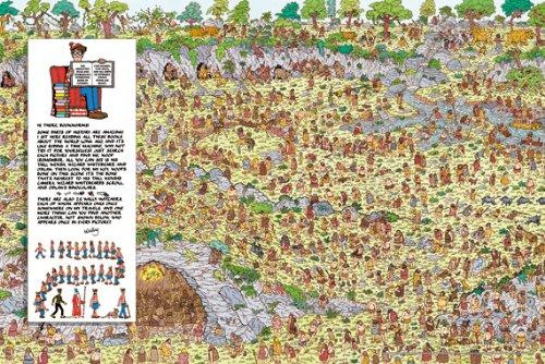 ENSKY WHERE'S WALLY? 1000-Piece The Stone Age Building Blocks (1000-158)