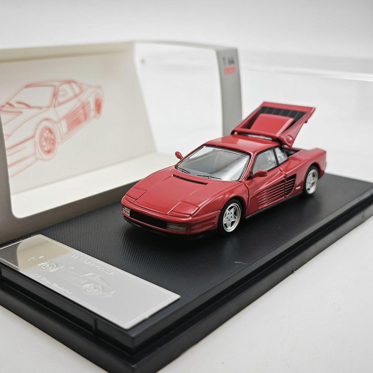 

HM 1:64 Testarossa 1988 Alloy Car Diecasts & Toy Vehicles Car Model Miniature Scale Model Car Toys For Children красный