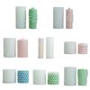 3D Cylinder Honeycomb Candle Mold DIY Silicone Molds for Aromatherapy Candle Making Resin Soap Casting Epoxy Mould Craft