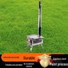 Befu Outdoor Portable Stainless Steel Wood Burning Tent Stove with Double-Sided View