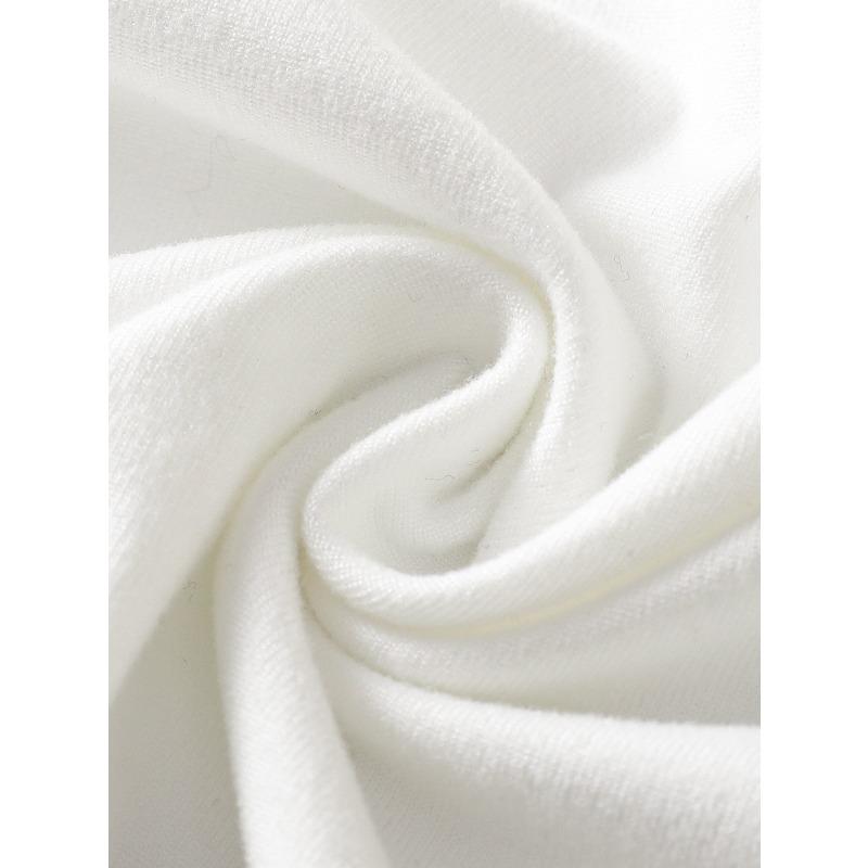 

European sizesStretchy Crew Neck Top, Comfortable Outdoor Wear for Spring Cute Loose-Fit Simple and Stylish Crew Neck Top, Soft Fabric Daily 4XL