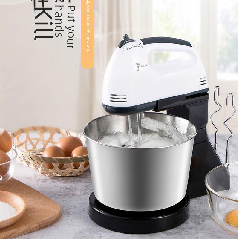 Stainless Steel Electric Egg Beater and Dough Mixer