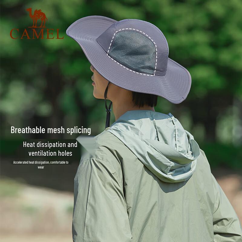Camel Outdoor Breathable Sun Protection Fisherman Hat