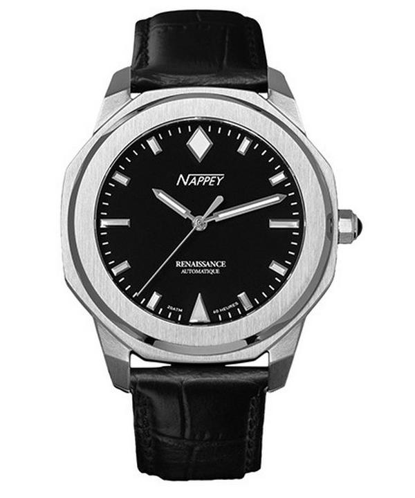 

Nappey Renaissance Steel And Black Automatic NY41-AD1M-3B6A 200M Unisex Watch