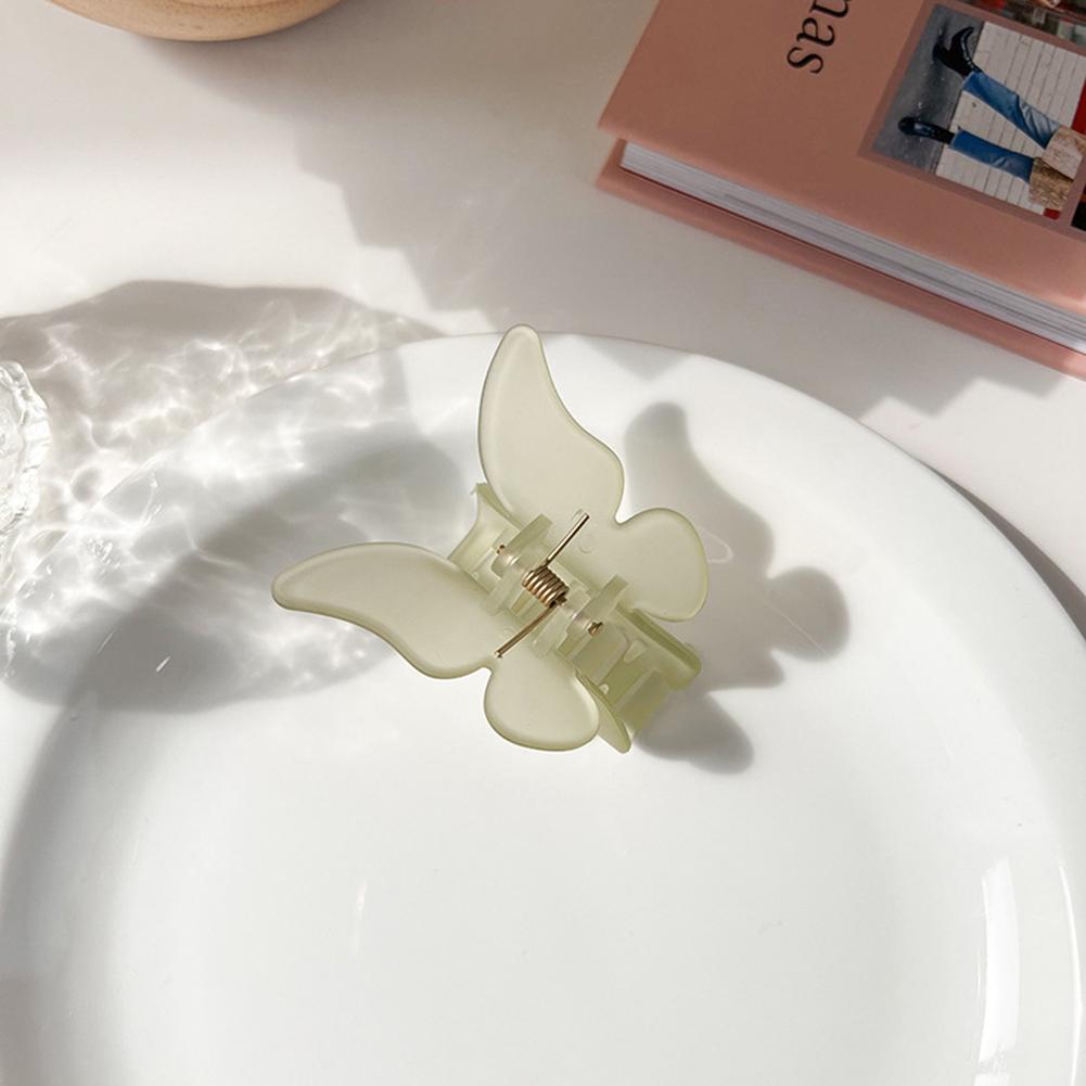 Fashion Butterfly Clamp Clips For Women Elegant Solid Color Hair Accessories For Birthday Gifts