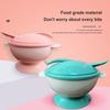 1 Set Suction Bowl with Spoon Eco-friendly Safe Long-lasting Smooth Edge Diet Training Polypropylene Suction Cup Baby Cutlery Bowl Household Supply