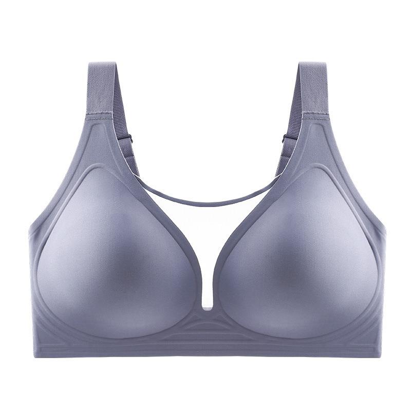 Plus Size Full Cup Mesh Bra Thin Cup For Large Bust