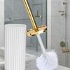 Long Handle Stiff Bristles Toilet Brush for No Dead Corner Cleaning