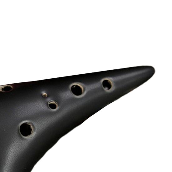 Ocarina 12 Hål Musiksamling Keramisk Mini Alto C Ocarina Instrument för Nybörjare