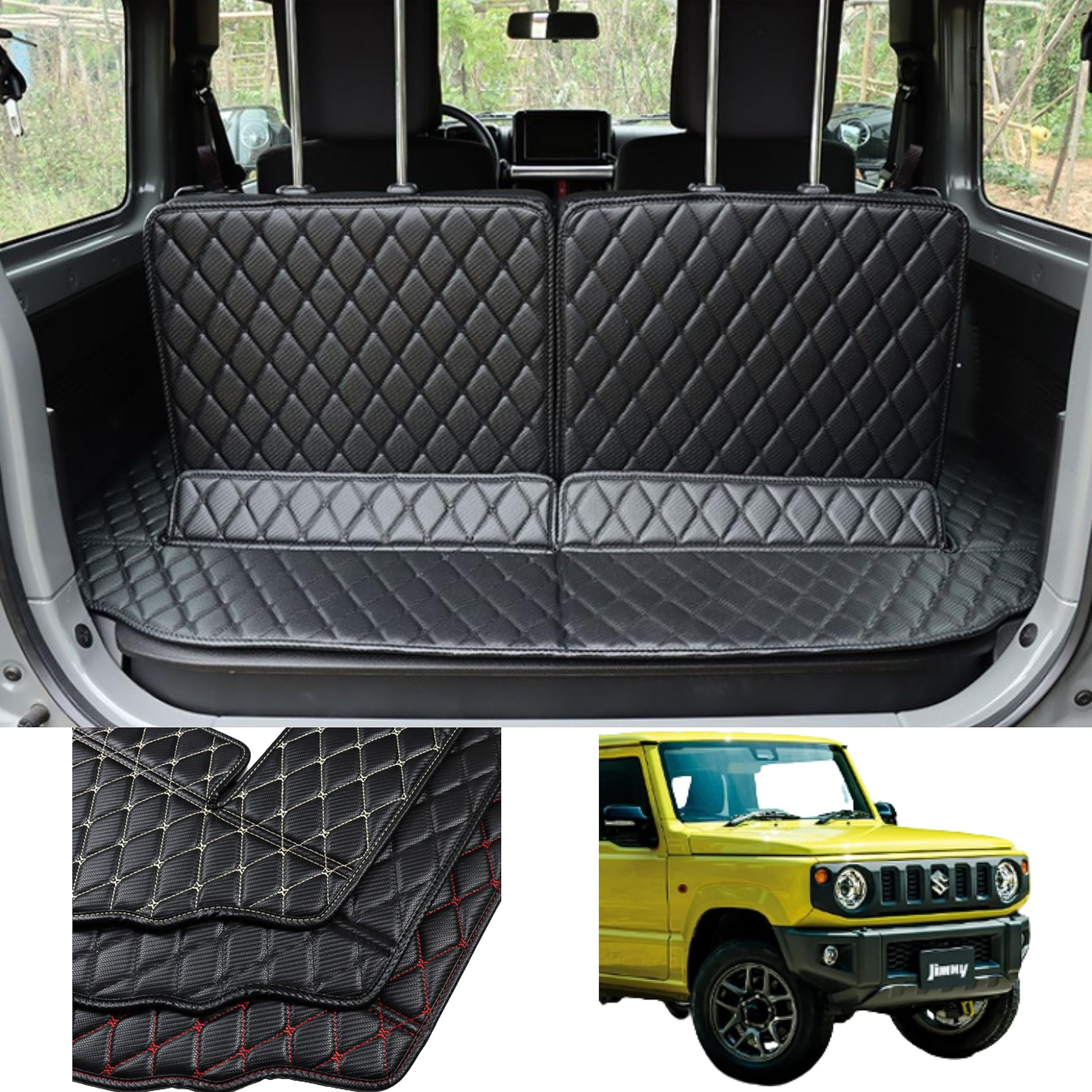 

Коврик для багажа GP Retail, коврик для багажника Jimny jb64 (Черный, jb74) чёрный