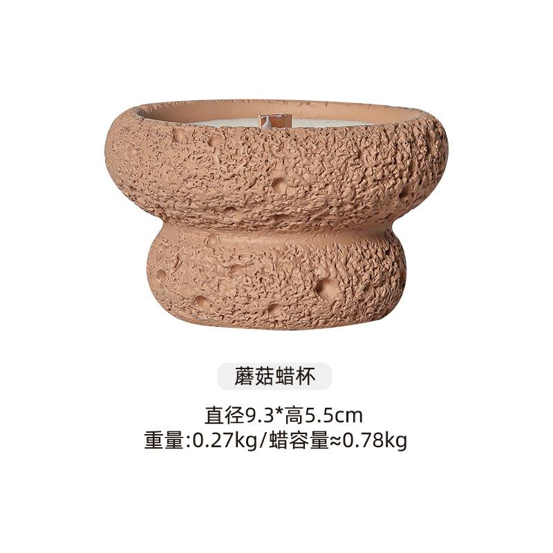 Concrete Palo Santo Burner Lava Rock Style Boho Natural Decor Handmade Sage Burner Bowl Candle Holders