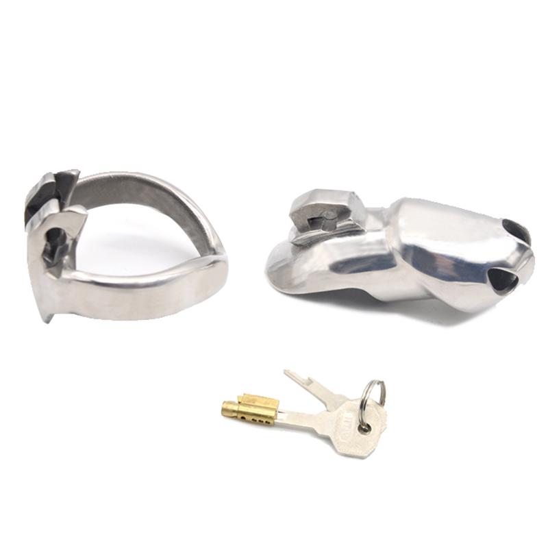 CHASTE BIRD  New Metal HT-V4 Male Chastity Device Stainless Steel Cock Cage Penis Ring Bondage Belt Fetish Adult Sex Toys