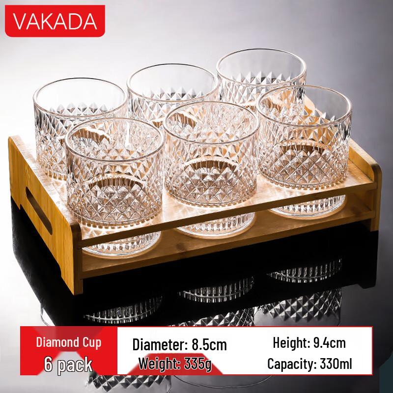 VAKADA Creative Shaped Whiskey Glass
