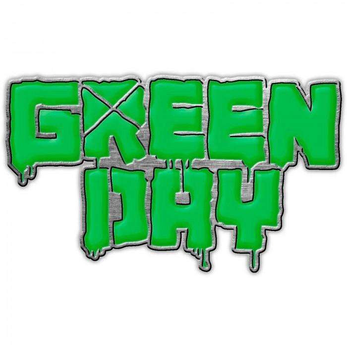 Green Day Logo Enamel Infill Badge