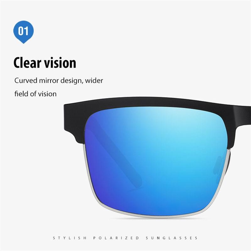 Metal Frame Polarized Sunglasses for Women Men Unisex Fashion Outdoor Anti Glare UV400 Sports Fishing Glasses GZW