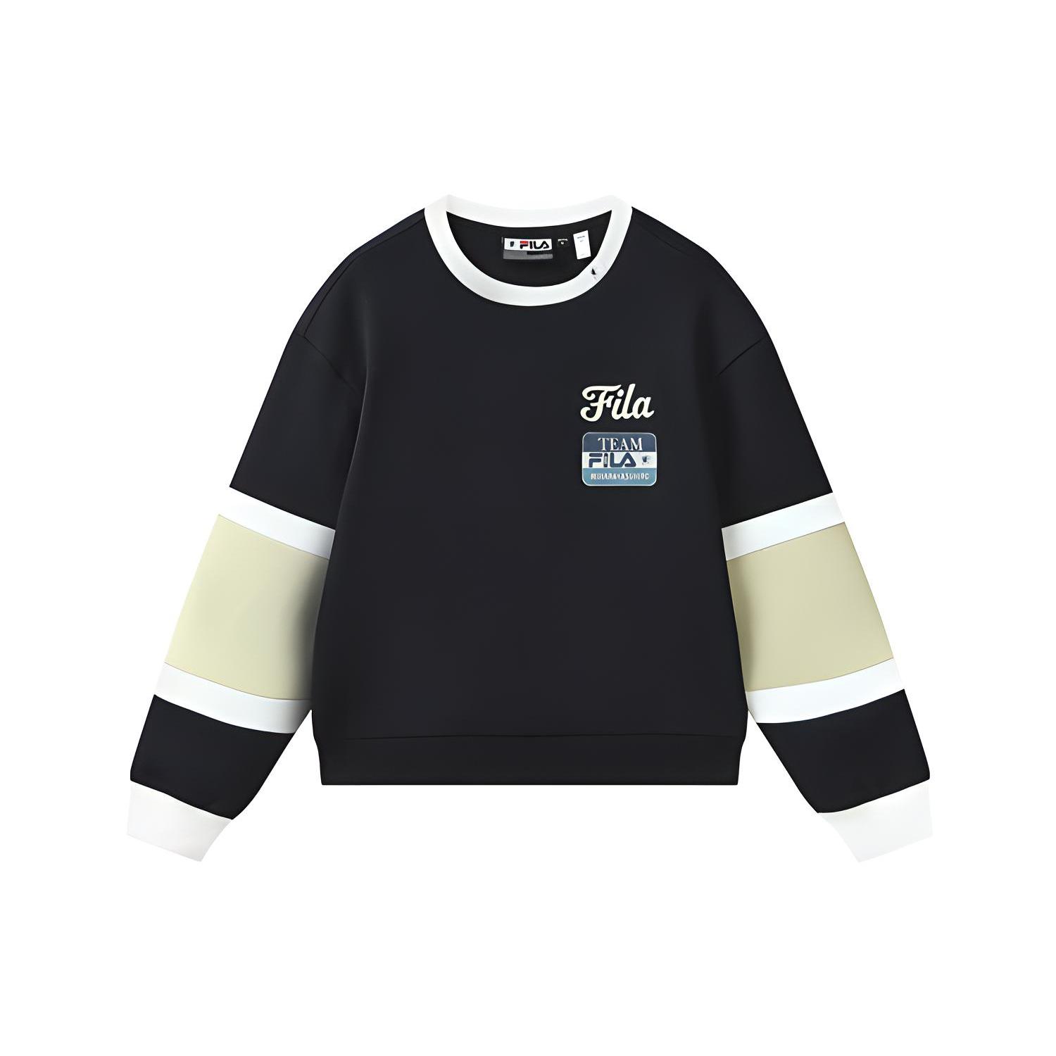 

New FILA X MIHARA YASUHIRO Sweatshirts Women s Jet Black F11W313207F-BK XL