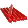 2x Dinner Candles Red 5 Pack