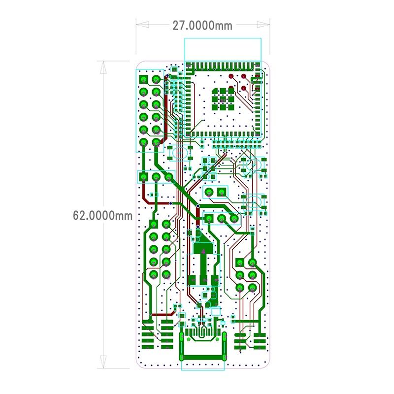 Esp-Prog-2 Program Downloader Espressif Esp-Prog-2 Debugger Serial Communication, Jtag In-Circuit Debugging Downloader