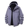 Men Women Waterproof Windproof Hooded 3-in-1 Outdoor Jacket With Removable Fleece Liner Hiking Camping Travel