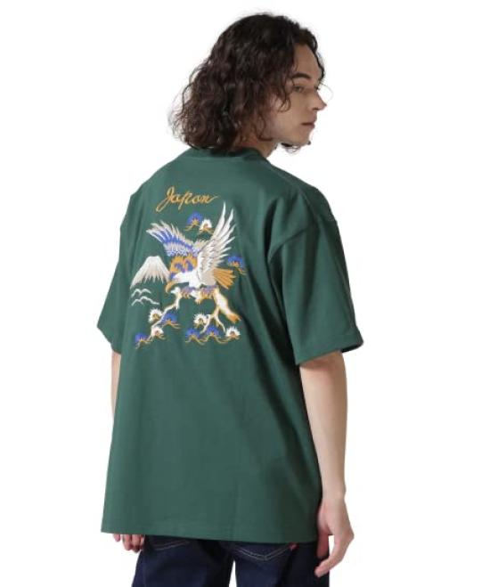 Avirex Souvenir Pocket Short Sleeve XL T-Shirt, Men's (140), Green, 783-3134091