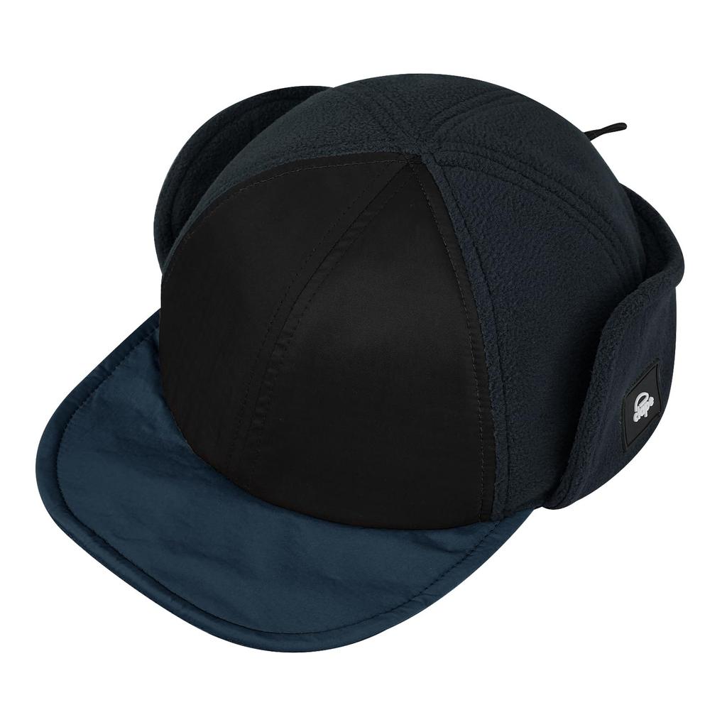 Croogo Flight Cap with Ear Warm Winter Hat for Snow and Outdoor Activities Flaps, Commuting, Shoveling, Snowboarding, Skiing, (G-APL1-Navy Blue)