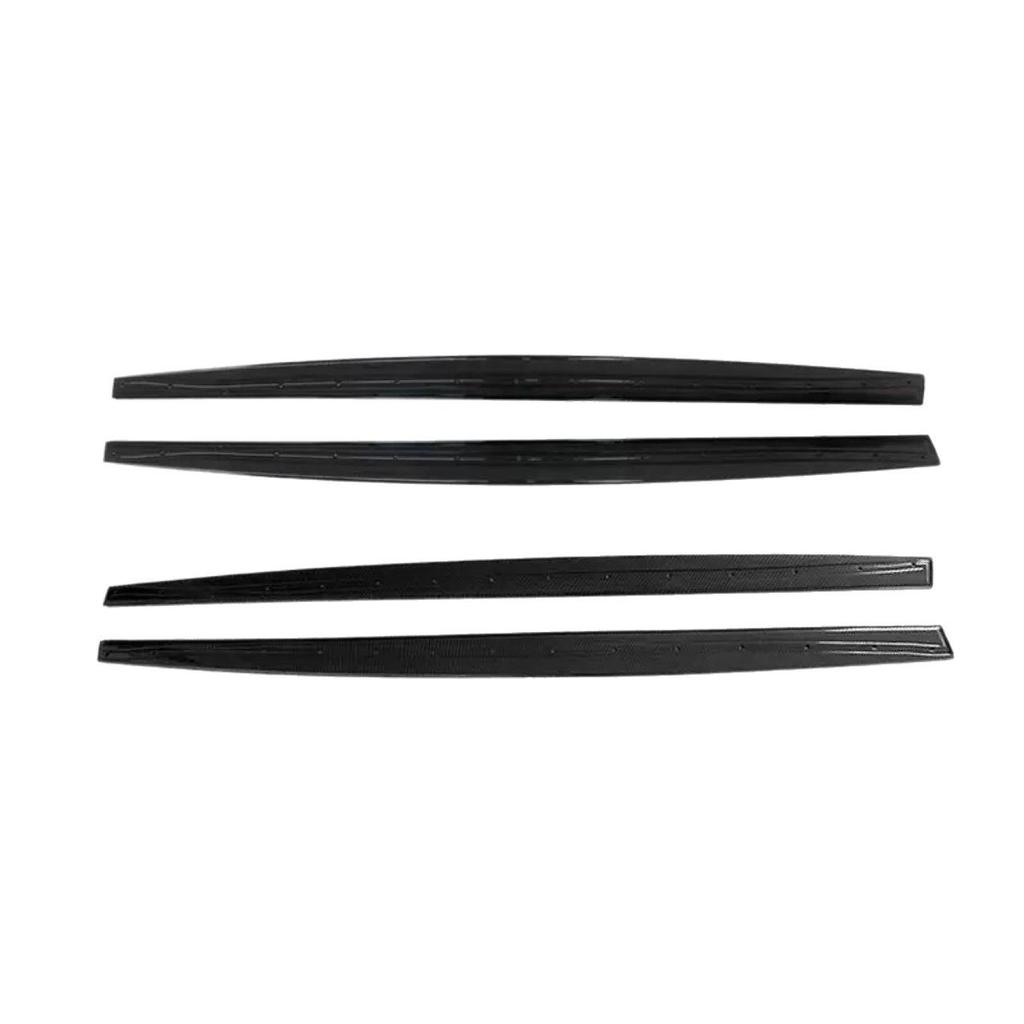 Minigonne Laterali Stile MP in Fibra di Carbonio Nera Lucida per BMW Serie 4 F32/F33/F36 Upgrade