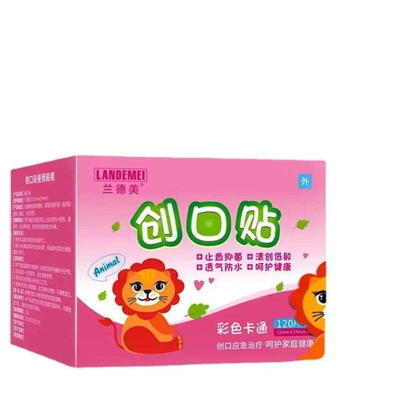 120 Pcs/box Cartoon Band-aid Cute Mini Children Breathable Waterproof Bandage Medical Ok Bandages Hemostatic Patch