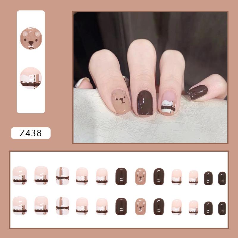 Diamond Wearing Nail Ice Culoare transparentă Flash Diamond 24 Bucăți Cutie Unghii false Finisat Nail Art de ultimă generație
