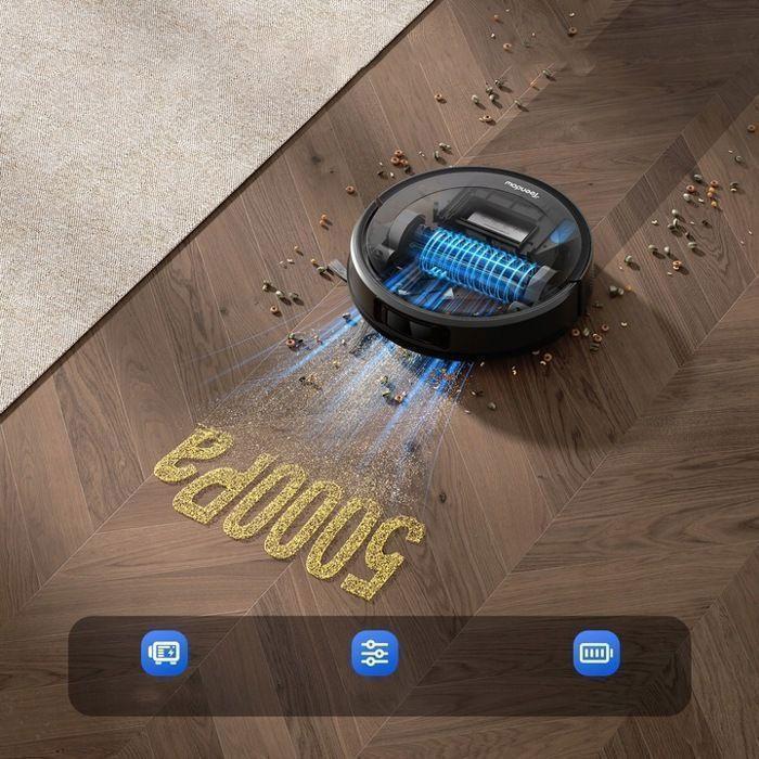 Aspirateur robot - TEENDOW - D10S MAX - 5000 Pa - 3200 mAh - Autonomie 60-180 min
