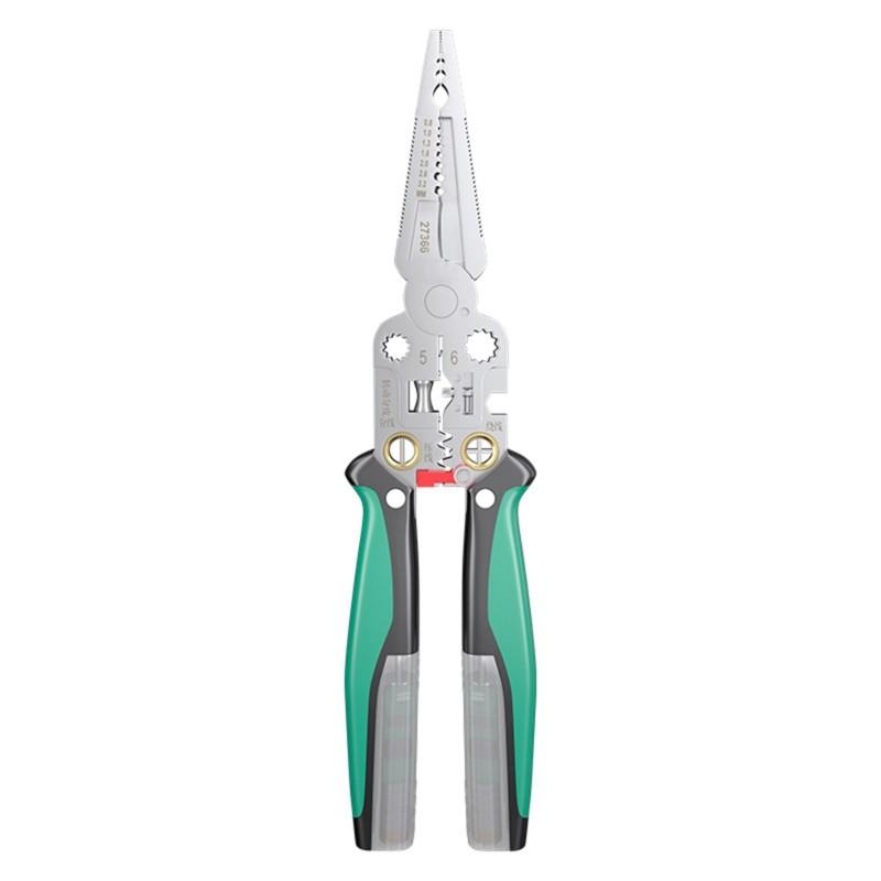 ABBP-Multi-Functional Adjustable Wire Stripper With Voltage Testing And Wire Winding Functions