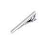 Tie Clip Compact and Natural Suitable for Everyday and Business Plain Design [LUYING] - Simple, Presence, Wear, (Silver)