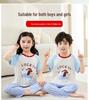 Modal Kids' Pajama Set: Boys' Toddler Short Sleeve & Long Pants, Girls' Cartoon Casual Wear