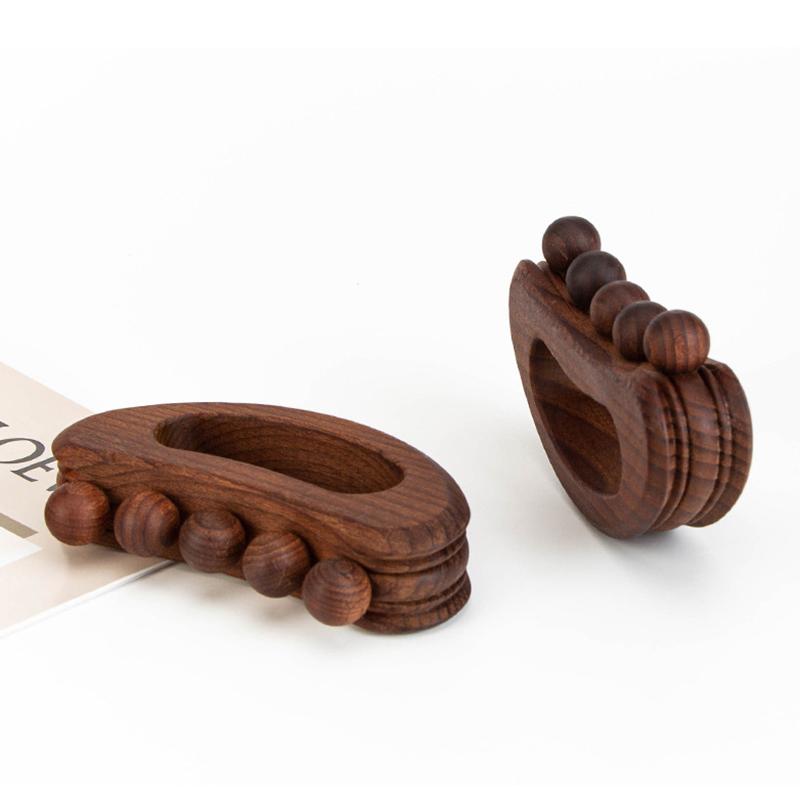 1Pcs Lymphatic Drainage Massager Wooden Gua Sha Tool For Body Manual Massage Scraper For Anti Cellulite Body Gua Sha Paddle