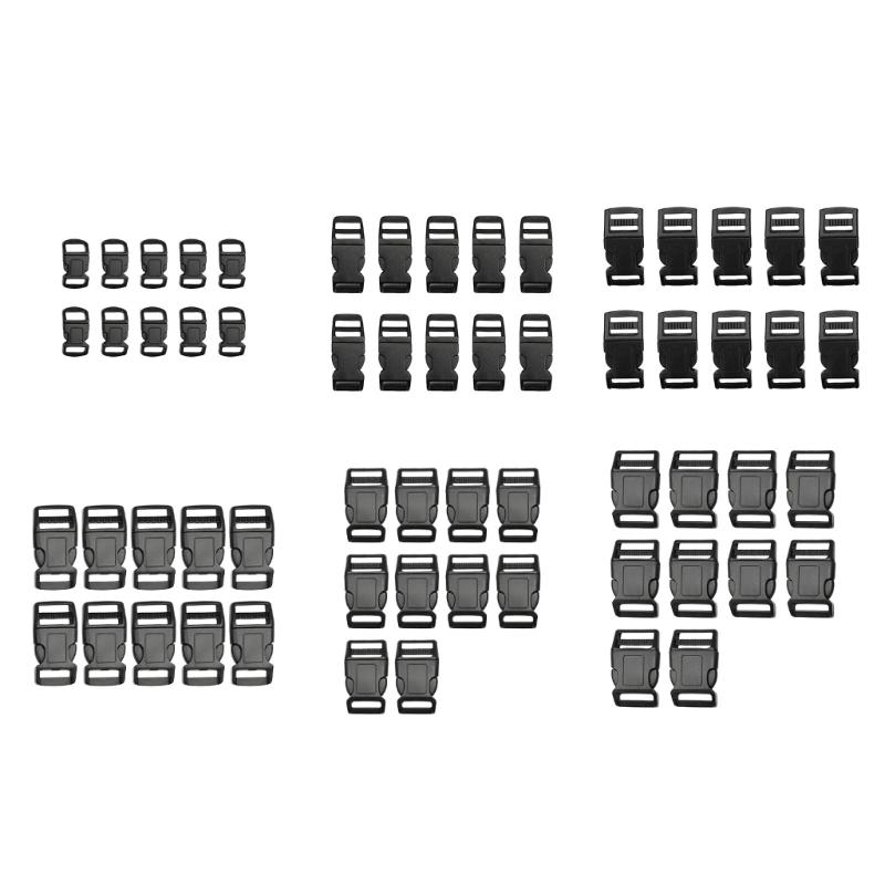 Backpack Buckle Secure Fastening Replacement Multiple Size Convenient Side Release Buckle Secure Fastening