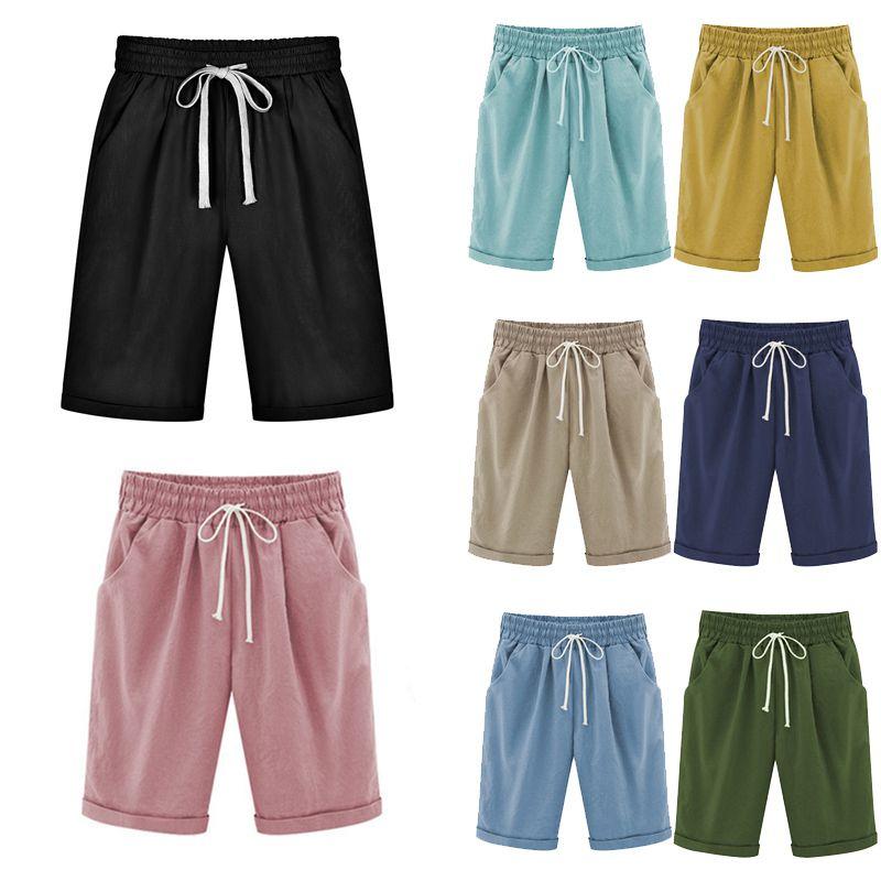 Stylish Women's Loose Summer Mini Drawstring Shorts With Pockets For Casual Comfort