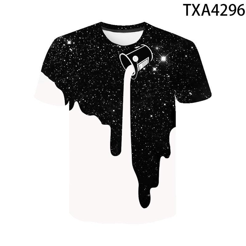 Astronaut Space Milky Way Universe 3D Printed T Shirts Casual Men Women Children Fashion Boy Girl Kids Streetwear Cotton Tops