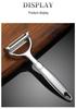 Zinc Alloy Multi-Functional Veggie & Fruit Peeler, Melon Grater, Potato Shredder