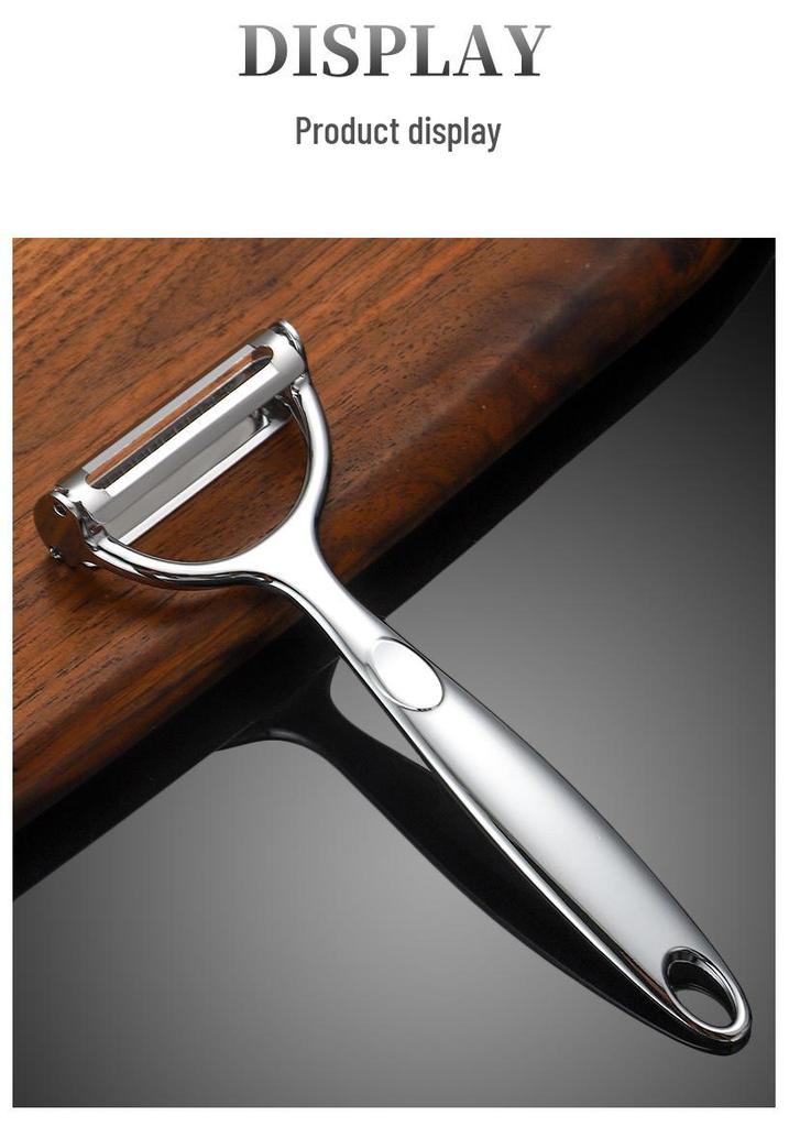 Zinc Alloy Multi-Functional Veggie & Fruit Peeler, Melon Grater, Potato Shredder