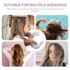 2Pcs Ponytail Volumizer Hair Clip Transparent Hair Styling Clip Non-Slip Ponytail Lift Tool Compact Hair Accessory