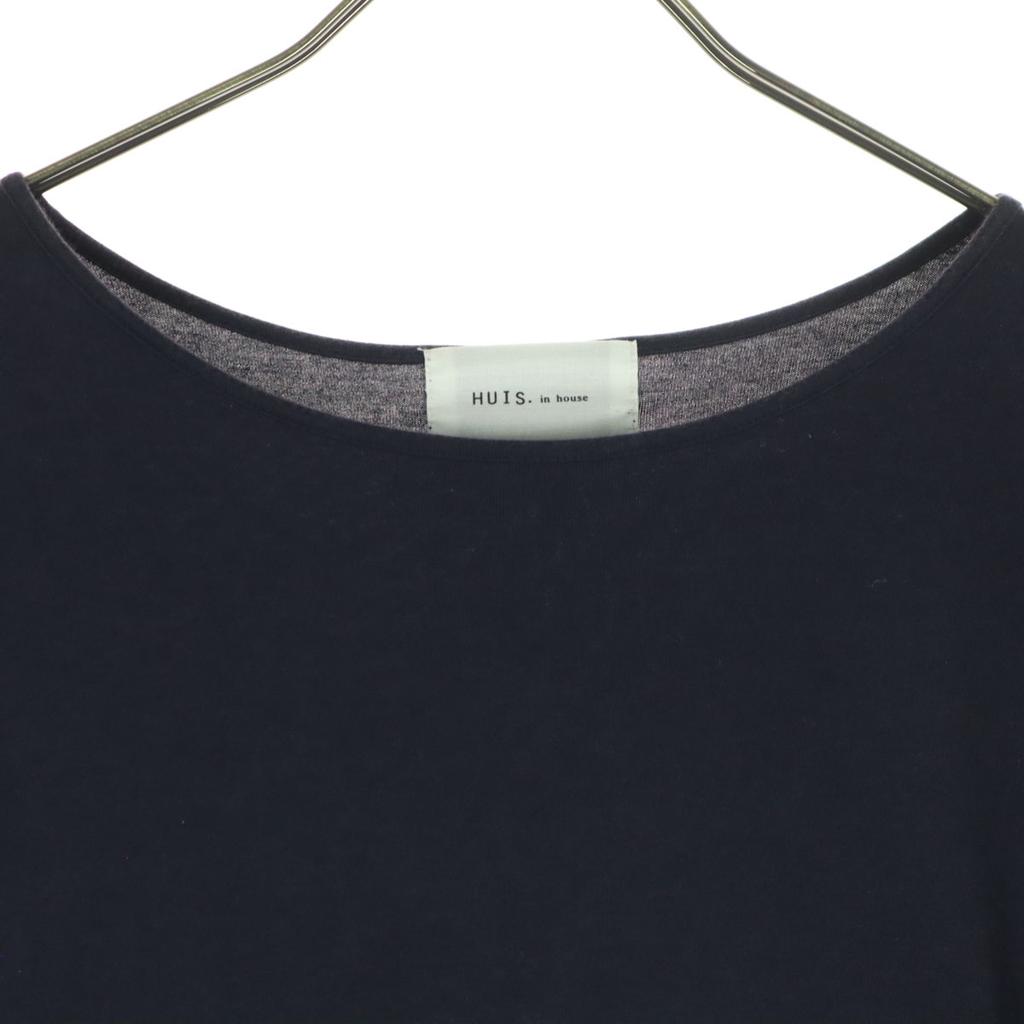 HUIS. In House Long Sleeve Long Dress F Navy System Women Used